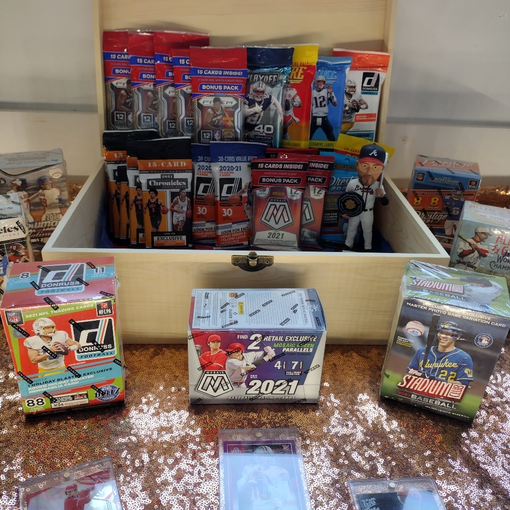 Loaded Sports Card Treasure Chest!!!